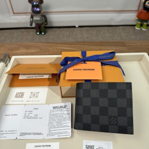 最高級ルイヴィトンスーパーコピー ルイヴィトン財布コピー ポルトフォイユ･マルコ NM ブラック N63336 ダミエ･グラフィット キャンバス