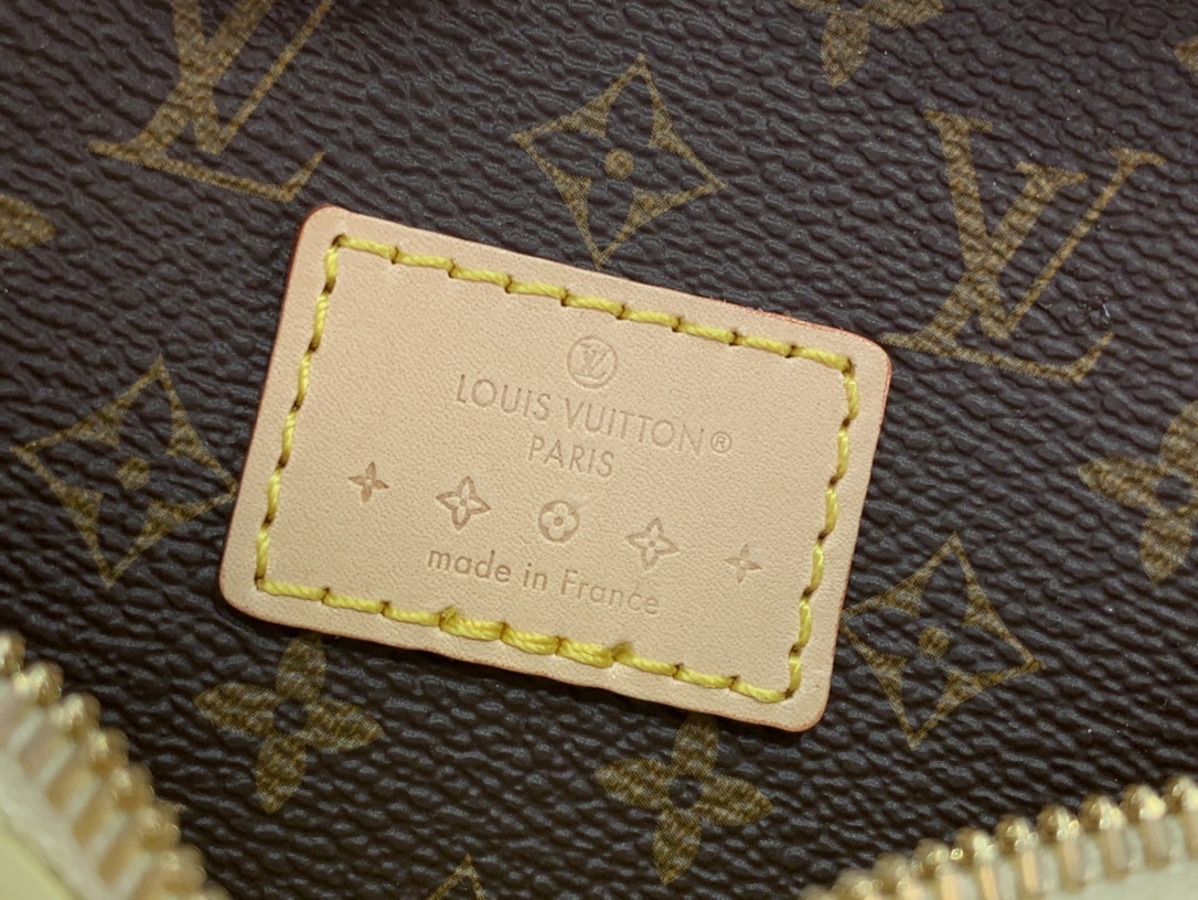 最高級ルイヴィトンスーパーコピー ルイヴィトンバッグコピー 新作 LV リミックス クロワッサン シック、イエロー M24021 エンボス加工を施したモノグラム・ヴェルニ レザー ゴールド金具 - 画像 (2)