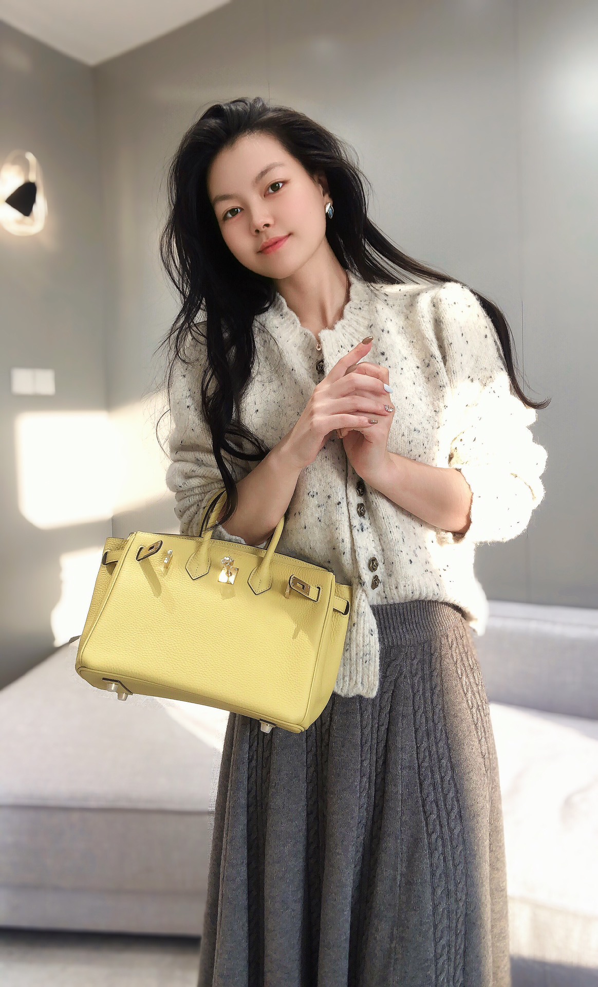 最高級エルメススーパーコピー エルメスバーキン25コピー バーキン25CM ジョーヌプッサン トゴ ゴールド金具 - 画像 (4)