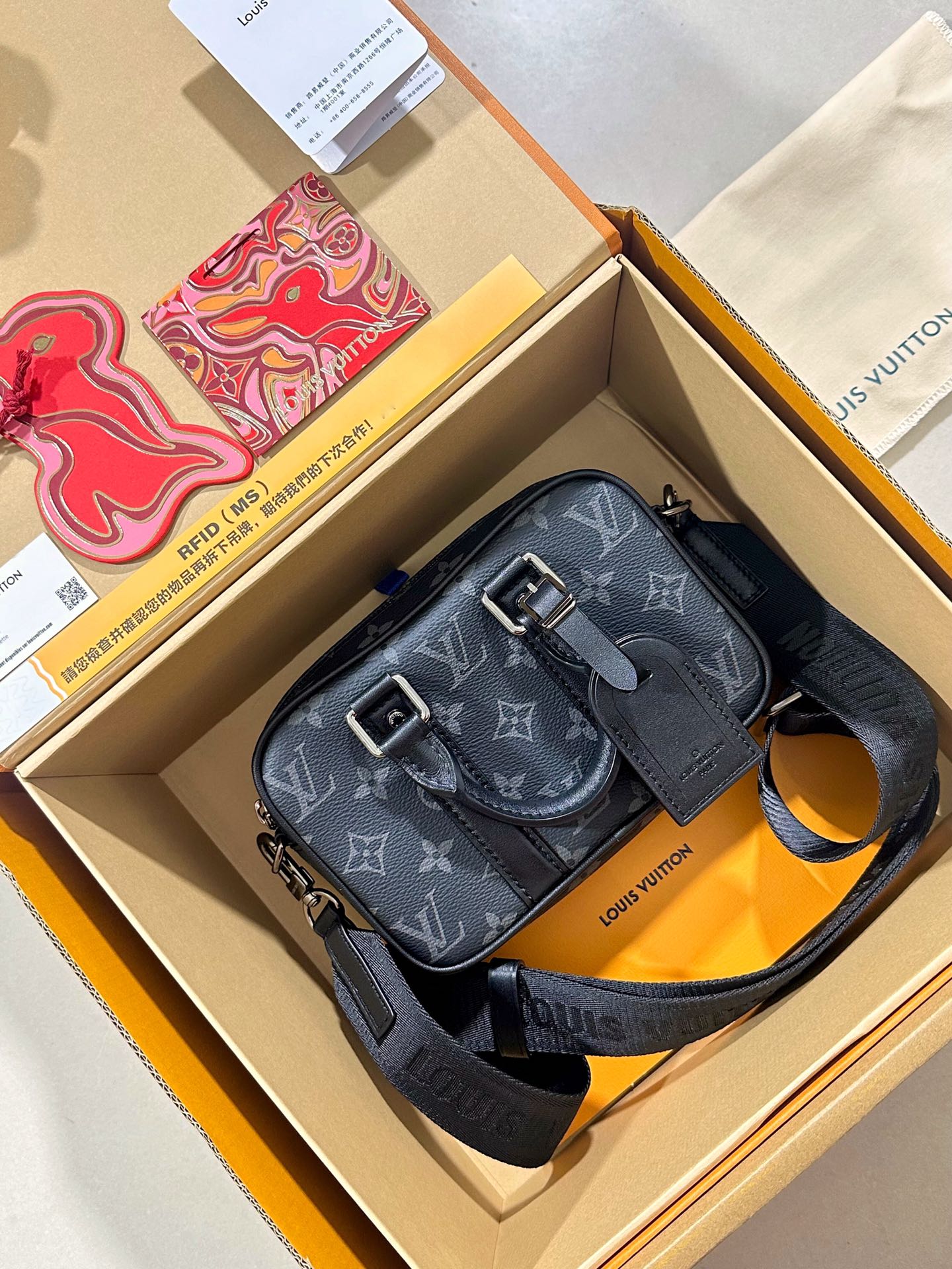 M82770 ルイ・ヴィトン ナノ・PDV モノグラムエクリプス メンズ