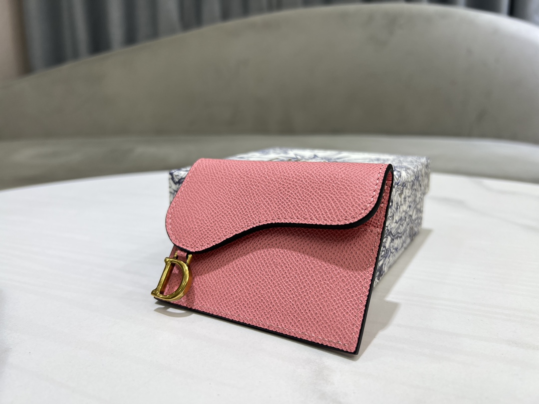 最高級ディオールスーパーコピー ディオール財布コピー Saddle Bloom カードホルダー S5611CBAA_M05N ピンク - 画像 (7)
