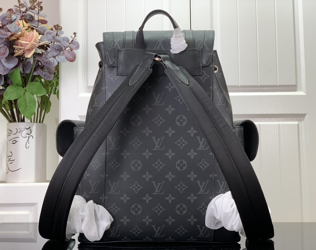 ルイヴィトン リュック 新作 Louis Vuitton クリストファー PM ブラック M43735 モノグラム・エクリプス シルバー金具 - 画像 (8)