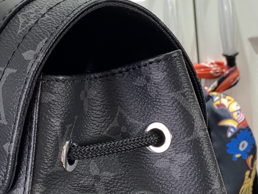 ルイヴィトン リュック 新作 Louis Vuitton クリストファー PM ブラック M43735 モノグラム・エクリプス シルバー金具 - 画像 (5)