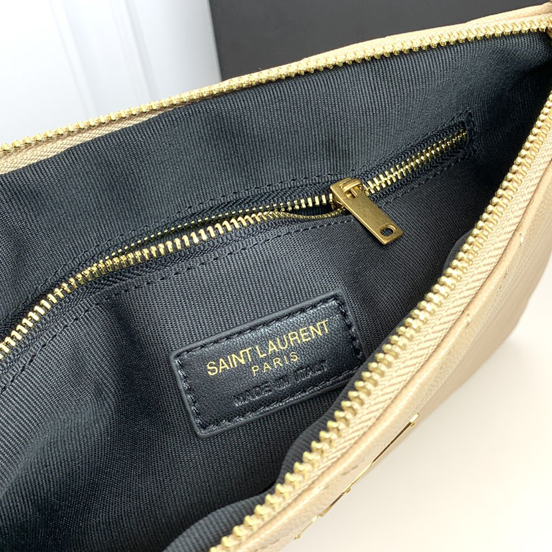N品 YSL サンローラン 人気バッグ モノグラム タブレットポーチ NATURAL TAN 559193CWU012357 カーフスキンレザー ゴールド金具 激安優良店 - 画像 (2)