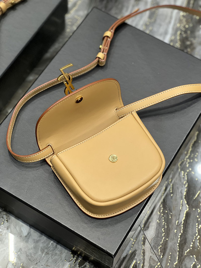 最高級サンローランスーパーコピー サンローランバッグコピー カイア PRALINE 619740DND0W7737 ラムスキン ゴールド金具 - 画像 (4)