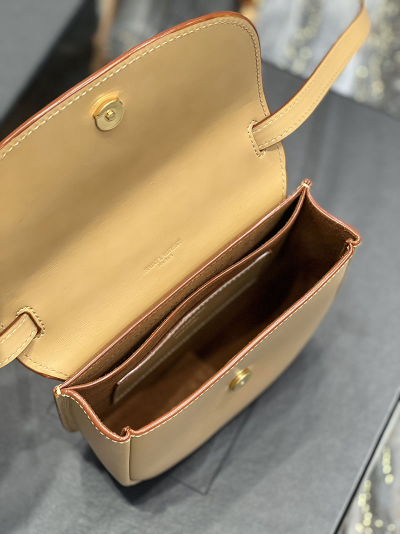 最高級サンローランスーパーコピー サンローランバッグコピー カイア PRALINE 619740BWR0W7737 ラムスキン ゴールド金具 - 画像 (2)
