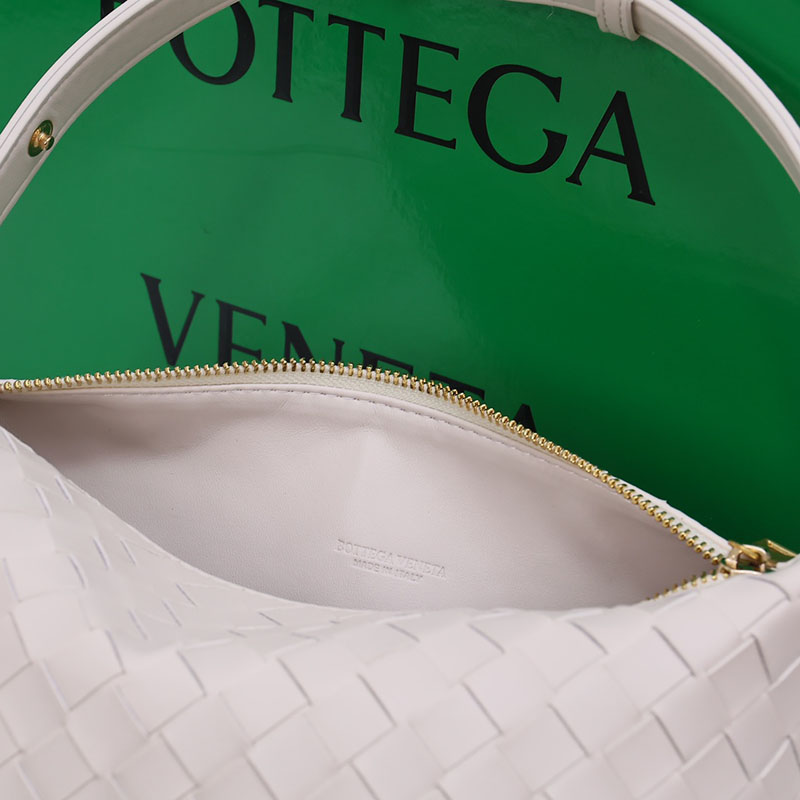 N品 Bottega Veneta ボッテガ・ヴェネタ ミニ ウォレス ホワイト 754443V3IV19009 カーフ ゴールド金具 激安優良店 - 画像 (2)