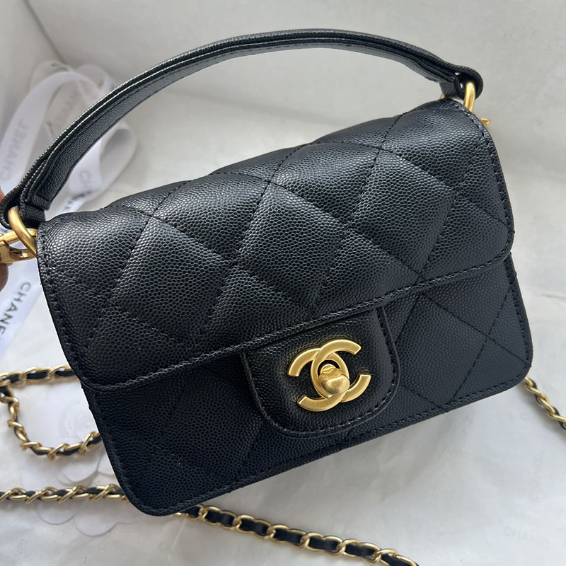 最高級シャネルスーパーコピー シャネルバッグコピー CHANEL ショルダーバッグ ミニ 2025 新作 黒 (ブラック) 1212 キャビアスキン ゴールド金具 2411013 - 画像 (8)