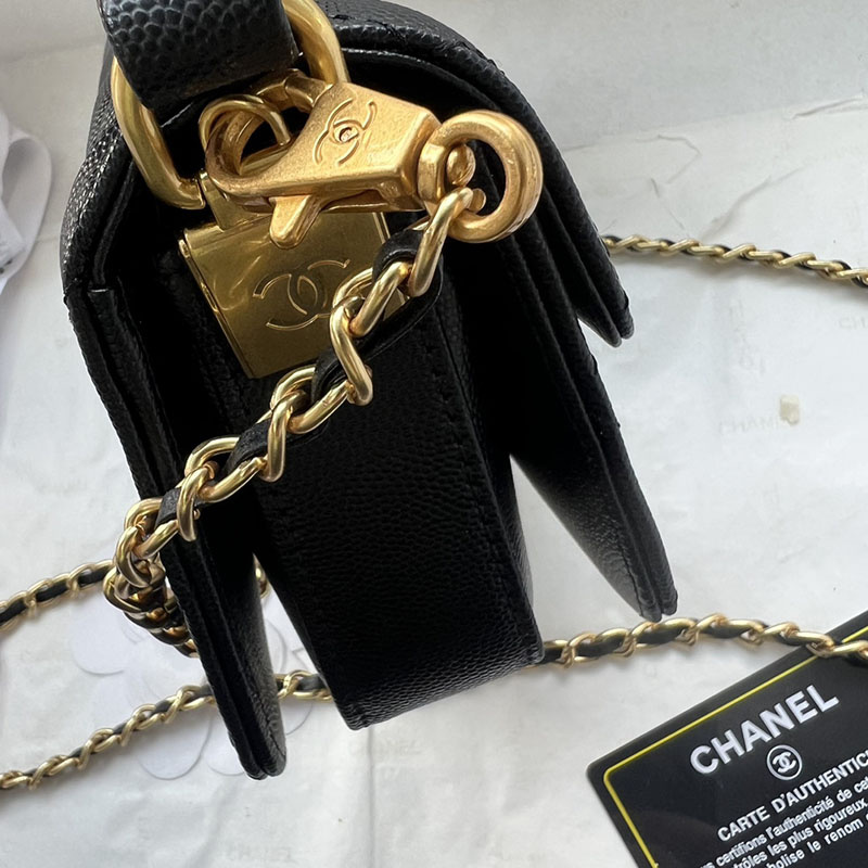 最高級シャネルスーパーコピー シャネルバッグコピー CHANEL ショルダーバッグ ミニ 2025 新作 黒 (ブラック) 1212 キャビアスキン ゴールド金具 2411013 - 画像 (6)