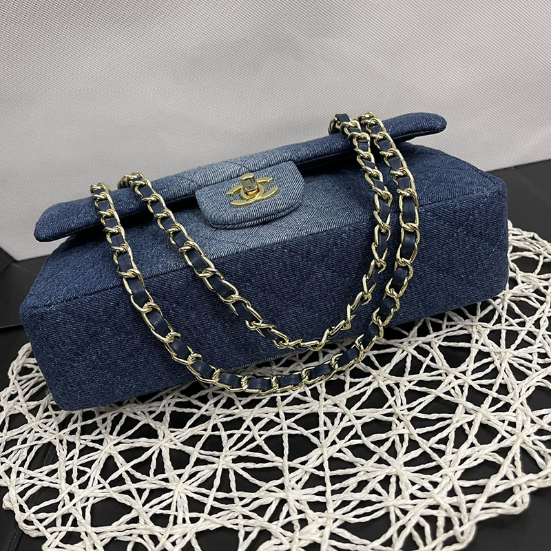 最高級シャネルスーパーコピー シャネルバッグコピー チェーンショルダー 11.12 クラシック マトラッセ ココマーク ブルー AS1112 プリントファブリック ゴールド金具 2411146 - 画像 (6)