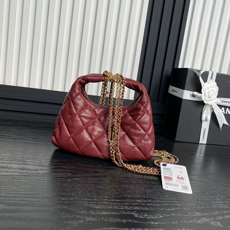 最高級シャネルスーパーコピー シャネルバッグコピー chanel 24Aディナーバッグhoboフリンジチェーン ベビーピンク AS4966 カーフスキン ゴールド金具 2410904 - 画像 (9)