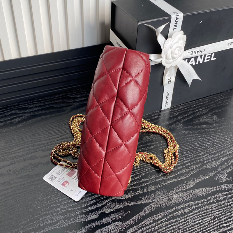 最高級シャネルスーパーコピー シャネルバッグコピー chanel 24Aディナーバッグhoboフリンジチェーン ベビーピンク AS4966 カーフスキン ゴールド金具 2410904 - 画像 (6)