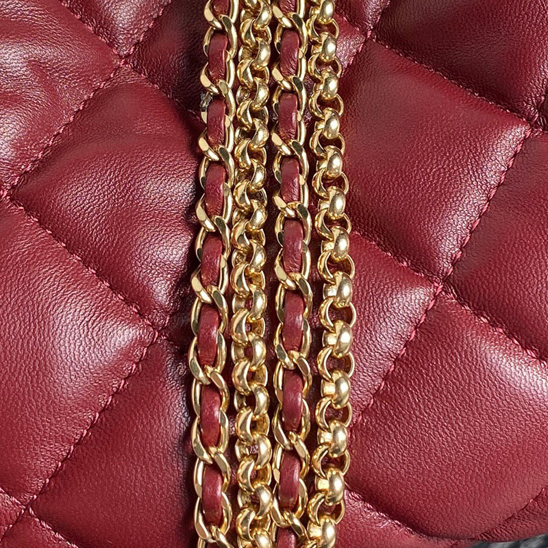 最高級シャネルスーパーコピー シャネルバッグコピー chanel 24Aディナーバッグhoboフリンジチェーン ベビーピンク AS4966 カーフスキン ゴールド金具 2410904 - 画像 (5)