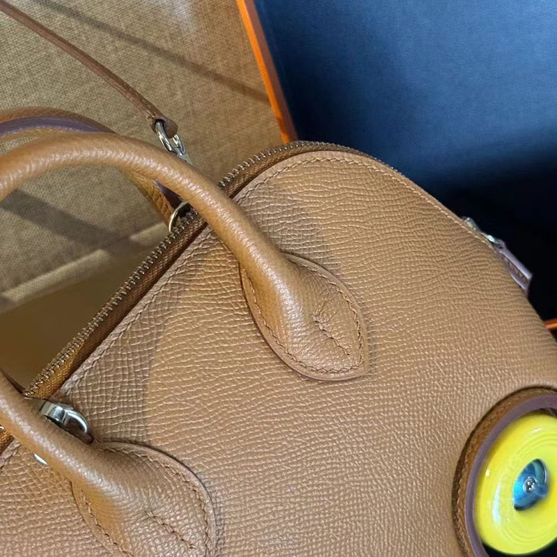 エルメス ボリードオンホイールズ ミニ ゴールド Bolide on Wheels Bag Mini ヴォーエプソン シルバー金具 2025定価 2513459 - 画像 (2)