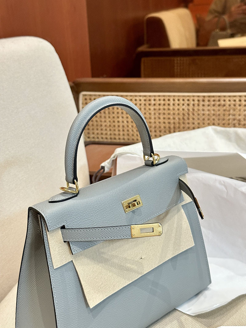 エルメス HERMES ケリー25 外縫い グリムエット ヴォーエプソン ゴールド金具 2412867 エルメスケリー風バッグ - 画像 (2)