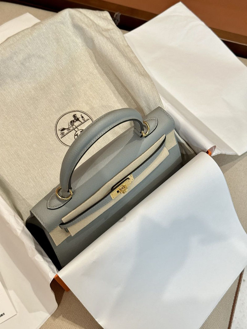 エルメス HERMES ケリー25 外縫い グリムエット ヴォーエプソン ゴールド金具 2412867 エルメスケリー風バッグ - 画像 (16)