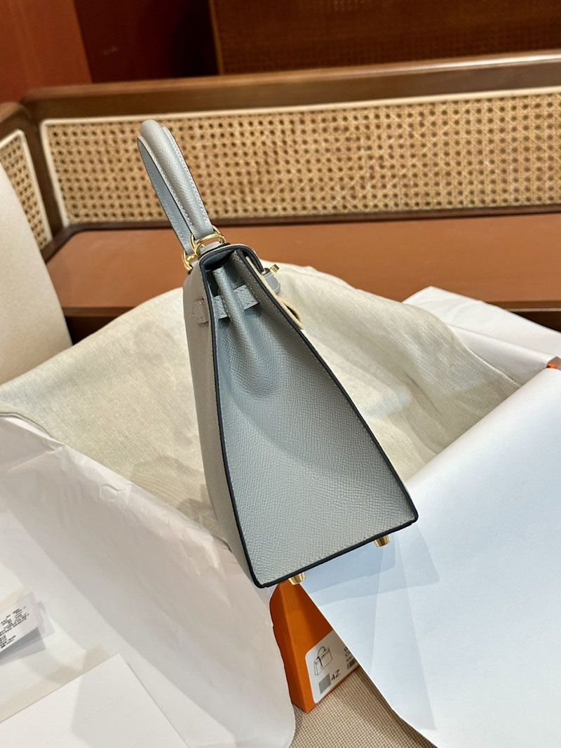 エルメス HERMES ケリー25 外縫い グリムエット ヴォーエプソン ゴールド金具 2412867 エルメスケリー風バッグ - 画像 (15)