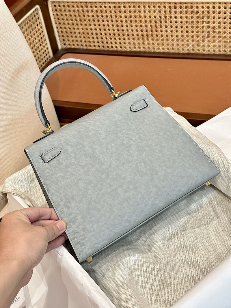エルメス HERMES ケリー25 外縫い グリムエット ヴォーエプソン ゴールド金具 2412867 エルメスケリー風バッグ - 画像 (13)