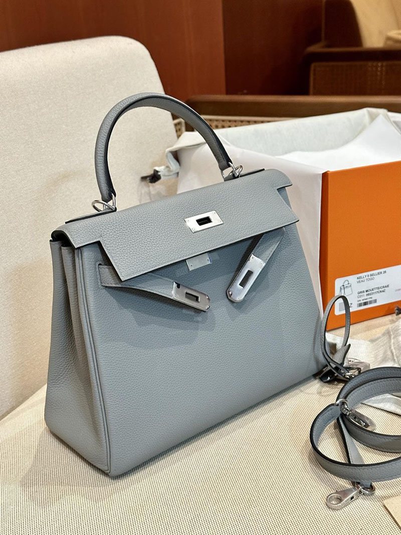 エルメス HERMES ケリー28 内縫い グリムエット トゴ シルバー金具 2412882 エルメスケリー28内縫い - 画像 (2)