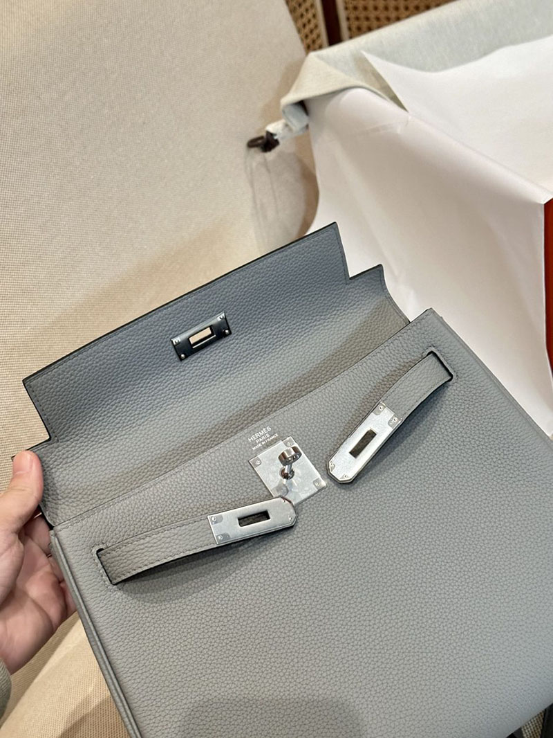 エルメス HERMES ケリー28 内縫い グリムエット トゴ シルバー金具 2412882 エルメスケリー28内縫い - 画像 (11)