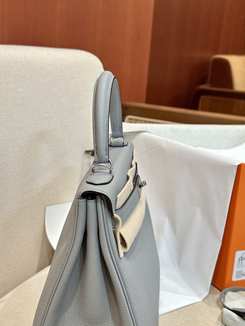 エルメス HERMES ケリー28 内縫い グリムエット トゴ シルバー金具 2412882 エルメスケリー28内縫い - 画像 (9)