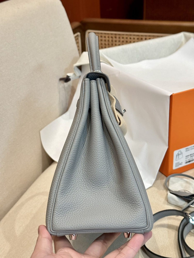 エルメス HERMES ケリー28 内縫い グリムエット トゴ シルバー金具 2412882 エルメスケリー28内縫い - 画像 (8)
