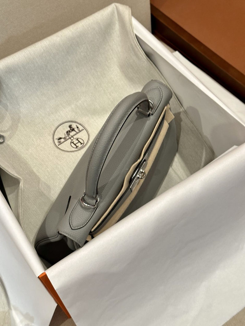 エルメス HERMES ケリー28 内縫い グリムエット トゴ シルバー金具 2412882 エルメスケリー28内縫い - 画像 (5)