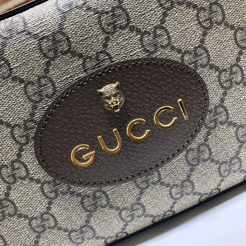 グッチ バッグ 新作 GUCCI ネオ ヴィンテージ GGスプリーム メッセンジャーバッグ 476466 K9GVT 8856 ベージュ/ブラウン グッチ ミニバッグ メンズ - 画像 (6)