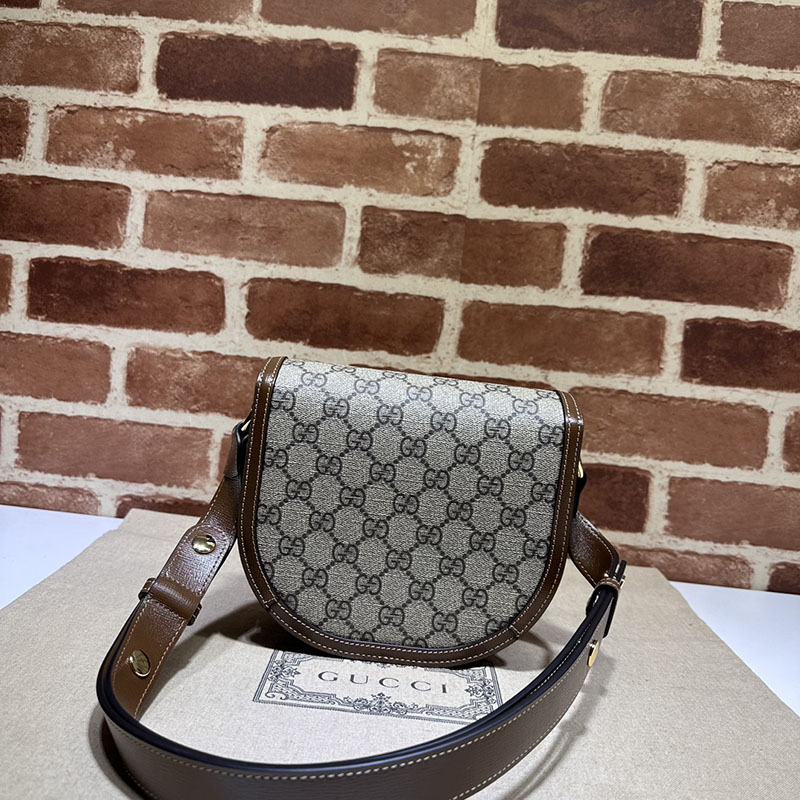 グッチ バッグ 新作 GUCCI グッチ ホースビット 1955 ミニ ラウンドバッグ 760191 92TCG 8563 ベージュ/ブラウン 激安 ブランド 通販 - 画像 (8)