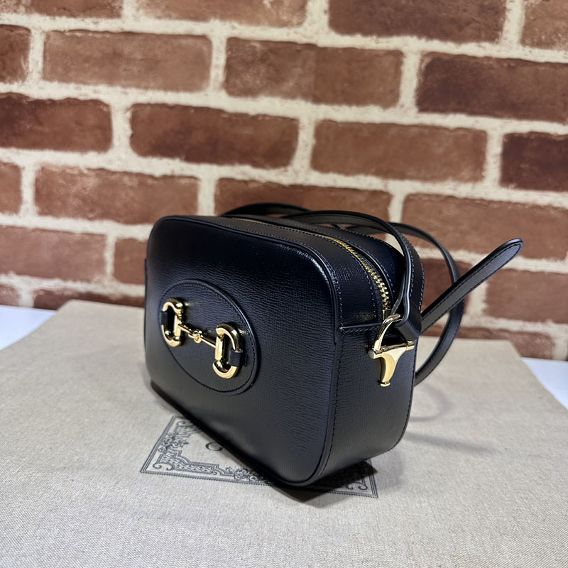 グッチ バッグ 新作 GUCCI グッチ ホースビット 1955 ミニ ショルダーバッグ 760196 1AAQD 1000 ブラック 有名ブランド激安セール - 画像 (9)
