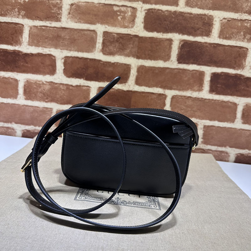グッチ バッグ 新作 GUCCI グッチ ホースビット 1955 ミニ ショルダーバッグ 760196 1AAQD 1000 ブラック 有名ブランド激安セール - 画像 (8)