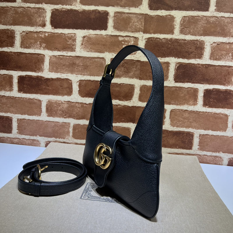 グッチ バッグ 新作 GUCCI アフロディーテ ミディアム レザー 2WAYハンドバッグ 735106 AAA9F 1000 ブラック レザー タッチ スクエア ショルダー バッグ - 画像 (9)