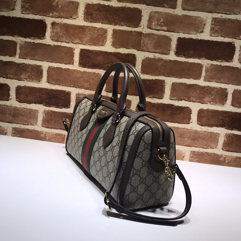 グッチ バッグ 新作 GUCCI オフィディア GGスプリーム 2WAYハンドバッグ 524532 K05NB 8745 ベージュ/ブラウン 海外 旅行 機内 持ち込み バッグ おすすめ - 画像 (9)