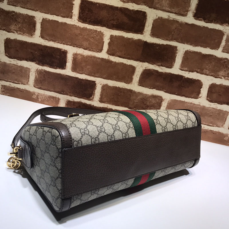 グッチ バッグ 新作 GUCCI オフィディア GGスプリーム 2WAYハンドバッグ 524532 K05NB 8745 ベージュ/ブラウン 海外 旅行 機内 持ち込み バッグ おすすめ - 画像 (7)