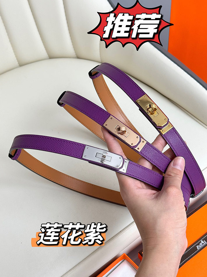 最高級エルメススーパーコピー エルメスベルトコピー 18mm レディースベルト アネモネ 2517395 ゴールド金具 エルメス ベルト レディース 人気 - 画像 (3)