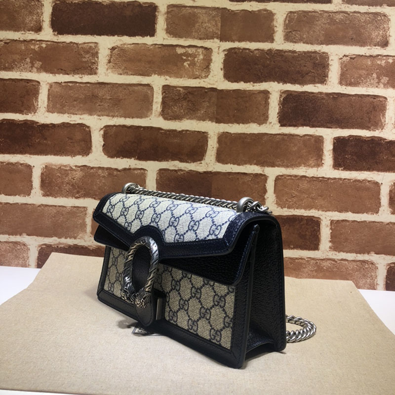 グッチ バッグ 未使用品 GUCCI ディオニュソス スモール ショルダーバッグ 499623 92TJN 4076 ベージュ&ブルー レディース ハイブランド バッグ - 画像 (7)