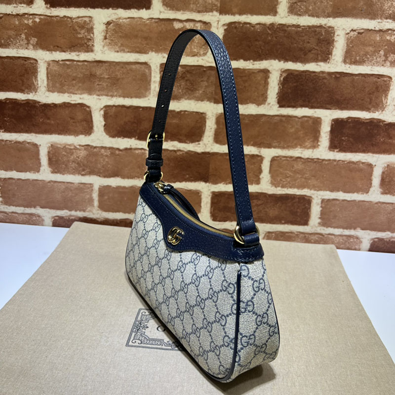 グッチ バッグ 未使用品 GUCCI オフィディア スモール ショルダーバッグ 735145 UULBG 4076 ベージュ/ブルー gucci オフィディア 口コミ - 画像 (6)