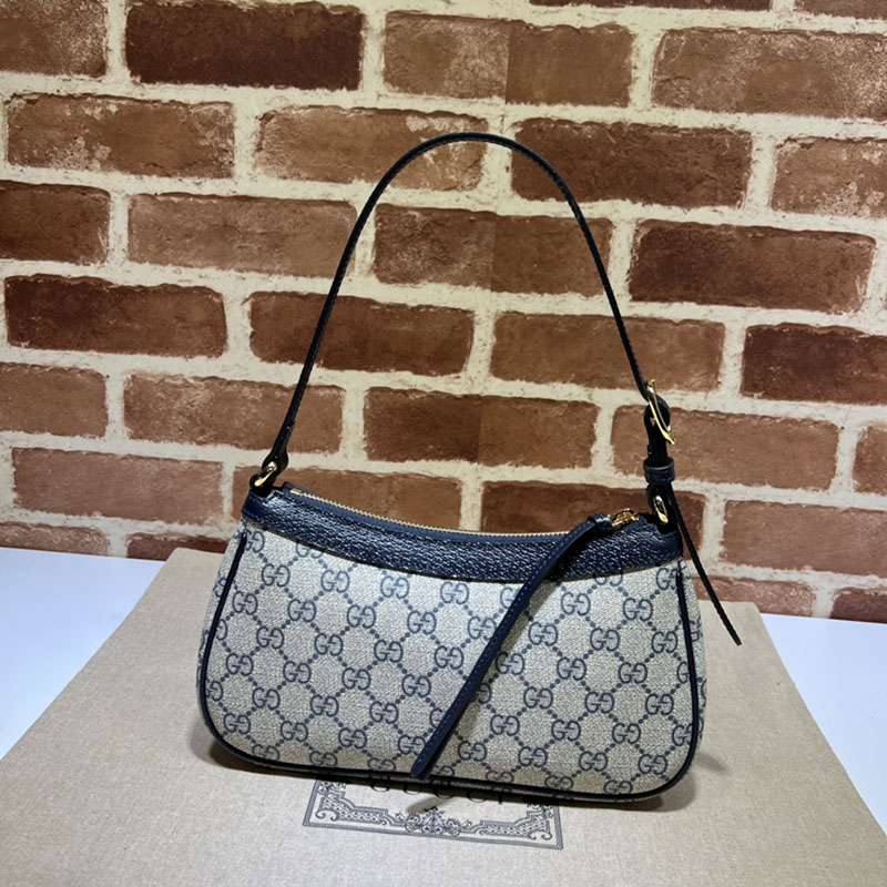 グッチ バッグ 未使用品 GUCCI オフィディア スモール ショルダーバッグ 735145 UULBG 4076 ベージュ/ブルー gucci オフィディア 口コミ - 画像 (5)