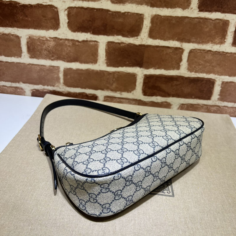 グッチ バッグ 未使用品 GUCCI オフィディア スモール ショルダーバッグ 735145 UULBG 4076 ベージュ/ブルー gucci オフィディア 口コミ - 画像 (4)