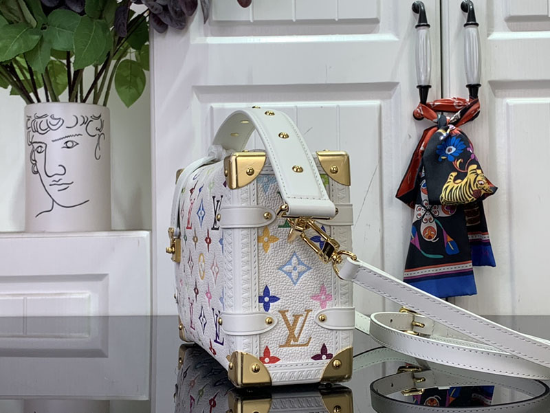 村上隆 ルイヴィトン LV × TM サイドトランク MM マルチカラー M14046 モノグラム ゴールド金具 ルイヴィトン 村上隆 2025 新作バッグ - 画像 (9)