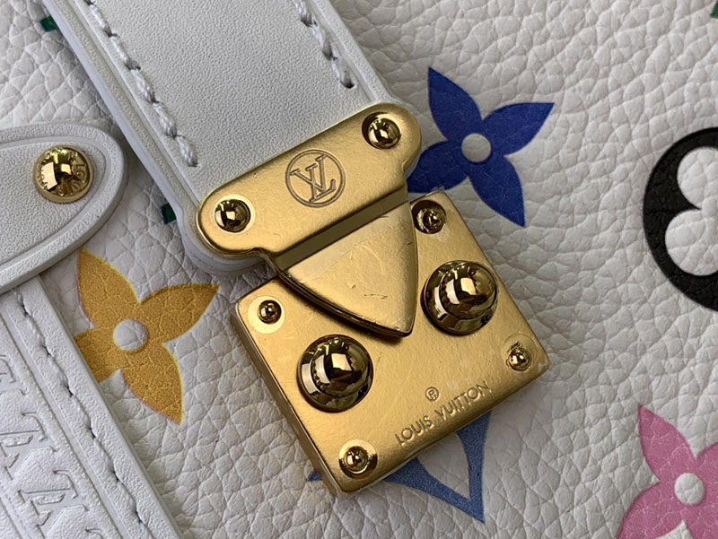 村上隆 ルイヴィトン LV × TM サイドトランク MM マルチカラー M14046 モノグラム ゴールド金具 ルイヴィトン 村上隆 2025 新作バッグ - 画像 (6)