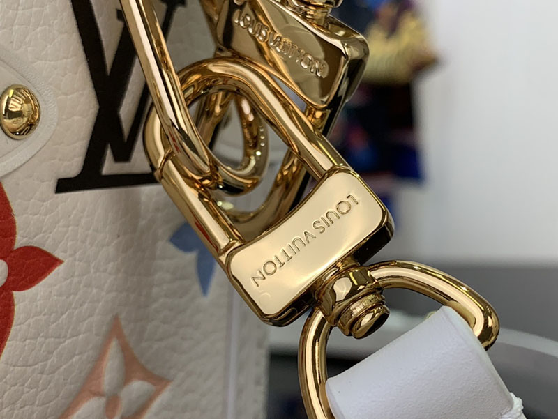 村上隆 ルイヴィトン LV × TM サイドトランク MM マルチカラー M14046 モノグラム ゴールド金具 ルイヴィトン 村上隆 2025 新作バッグ - 画像 (5)