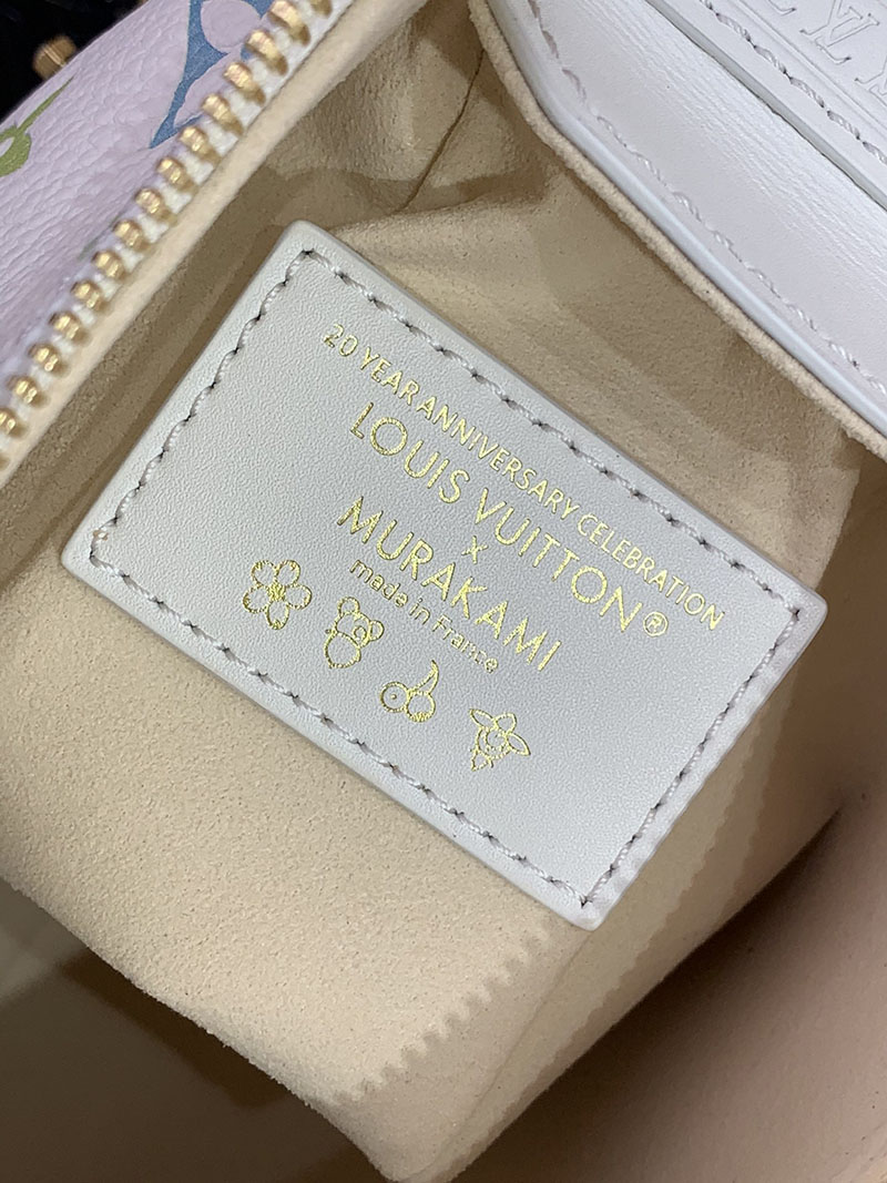 村上隆 ルイヴィトン LV × TM サイドトランク MM マルチカラー M14046 モノグラム ゴールド金具 ルイヴィトン 村上隆 2025 新作バッグ - 画像 (2)