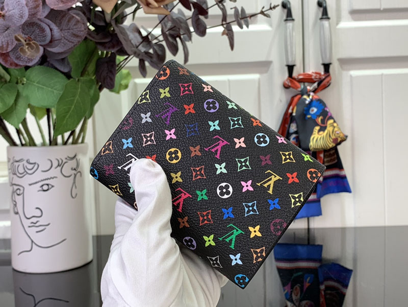 村上隆 ルイヴィトン LV × TM ポルトフォイユ・ヴィクトリーヌ マルチカラー M14163 モノグラム ルイヴィトン 村上隆 2025 財布 - 画像 (8)