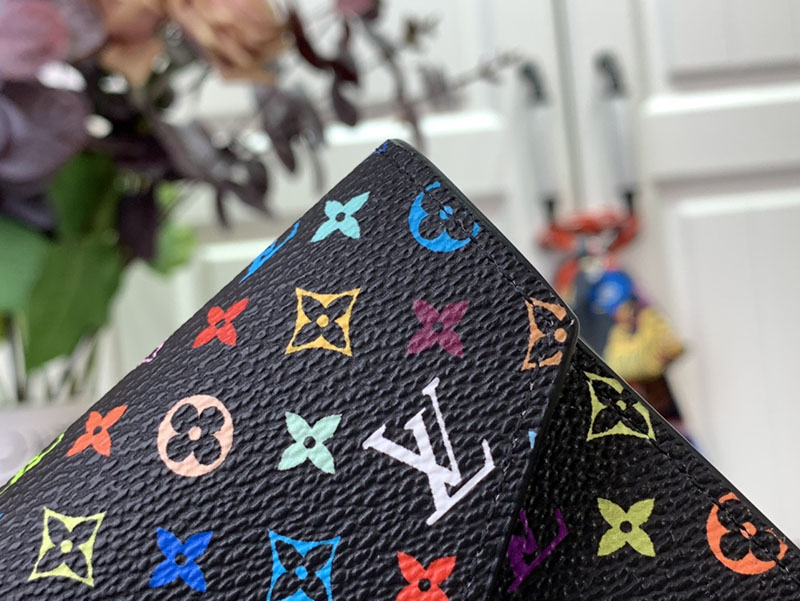 村上隆 ルイヴィトン LV × TM ポルトフォイユ・ヴィクトリーヌ マルチカラー M14163 モノグラム ルイヴィトン 村上隆 2025 財布 - 画像 (7)