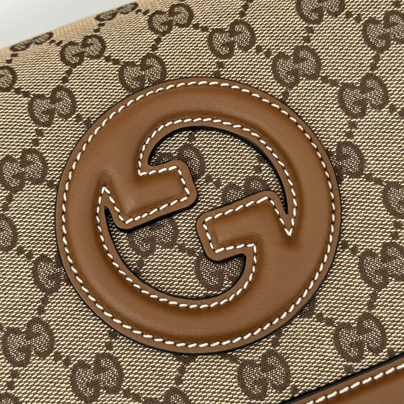 グッチ バッグ 人気 GUCCI ブロンディ スモール トップハンドルバッグ 815714 HAAKG 9755 ベージュ&ブラウン グッチブロンディ アウトレット - 画像 (4)