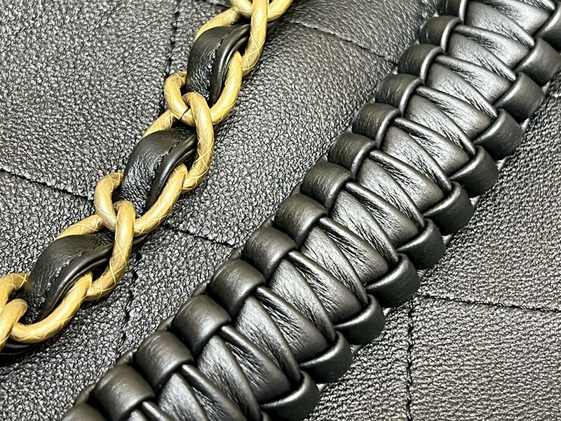 シャネル 新作バッグ H品 CHANEL ショルダーバッグ マトラッセ ココマーク ホーボーバッグ ブラック A57573 Y83828 94305 - 画像 (2)