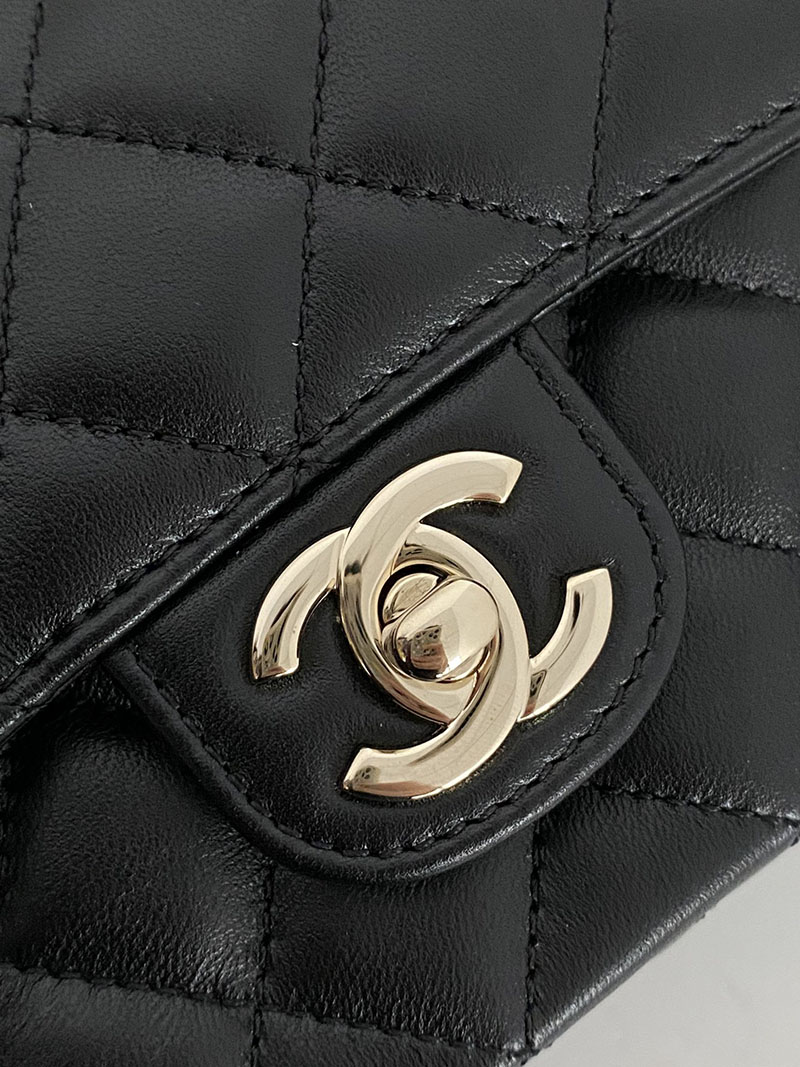 シャネル 新作バッグ H品 CHANEL ミニマトラッセ20 ラムスキン シングルフラップ シングルチェーンバッグ AS5219 Y04059 94305 - 画像 (3)