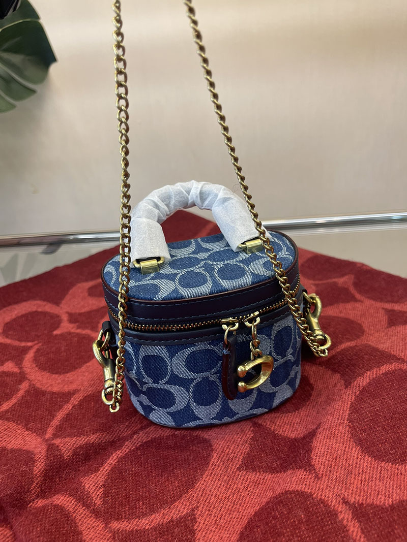 COACH CT097 LHBLK トレイル クロスボディ 12・シグネチャー デニム 超N品 コーチ ポーチ アウトレット - 画像 (9)