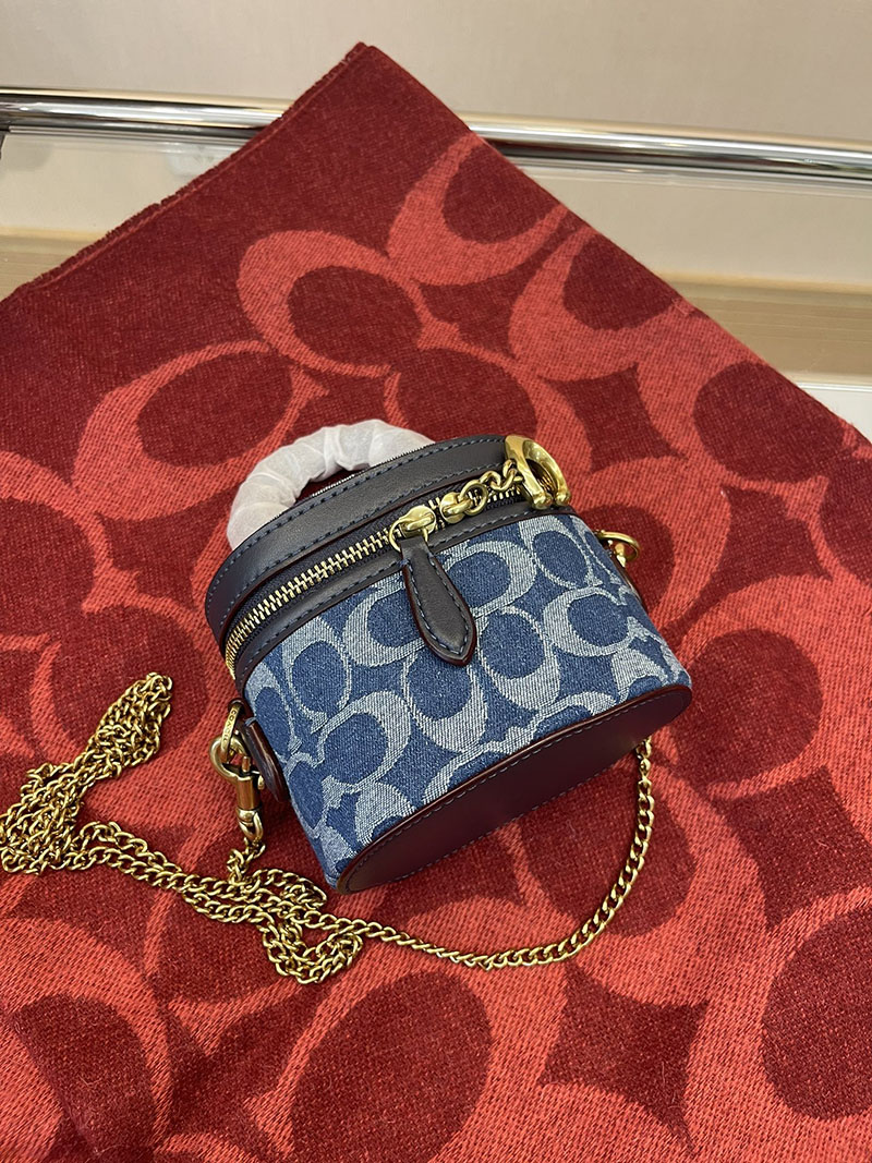 COACH CT097 LHBLK トレイル クロスボディ 12・シグネチャー デニム 超N品 コーチ ポーチ アウトレット - 画像 (8)